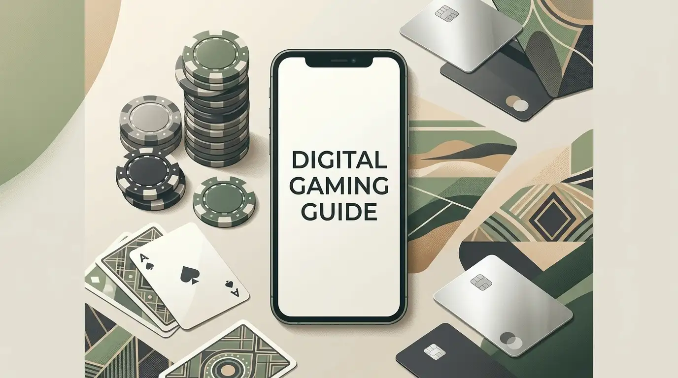 Illustration representing an Australian review of online casino games, AUD payments and mobile play